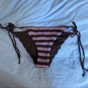 Mara Hoffman knit crochet swim bikini bottoms